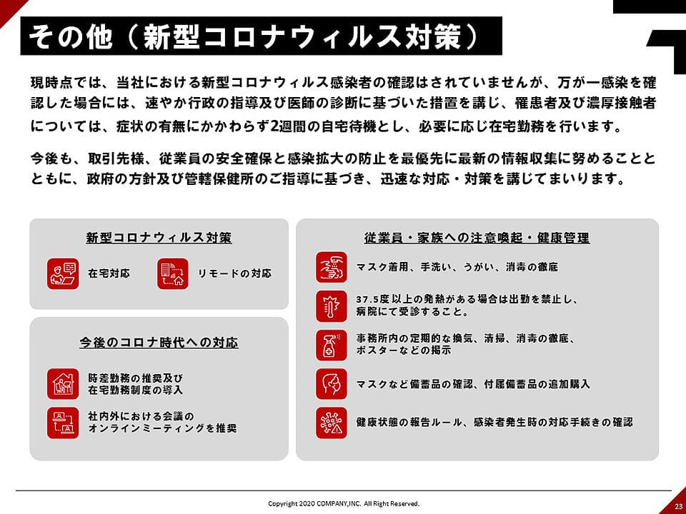 不動産関連企業 様｜決算説明資料