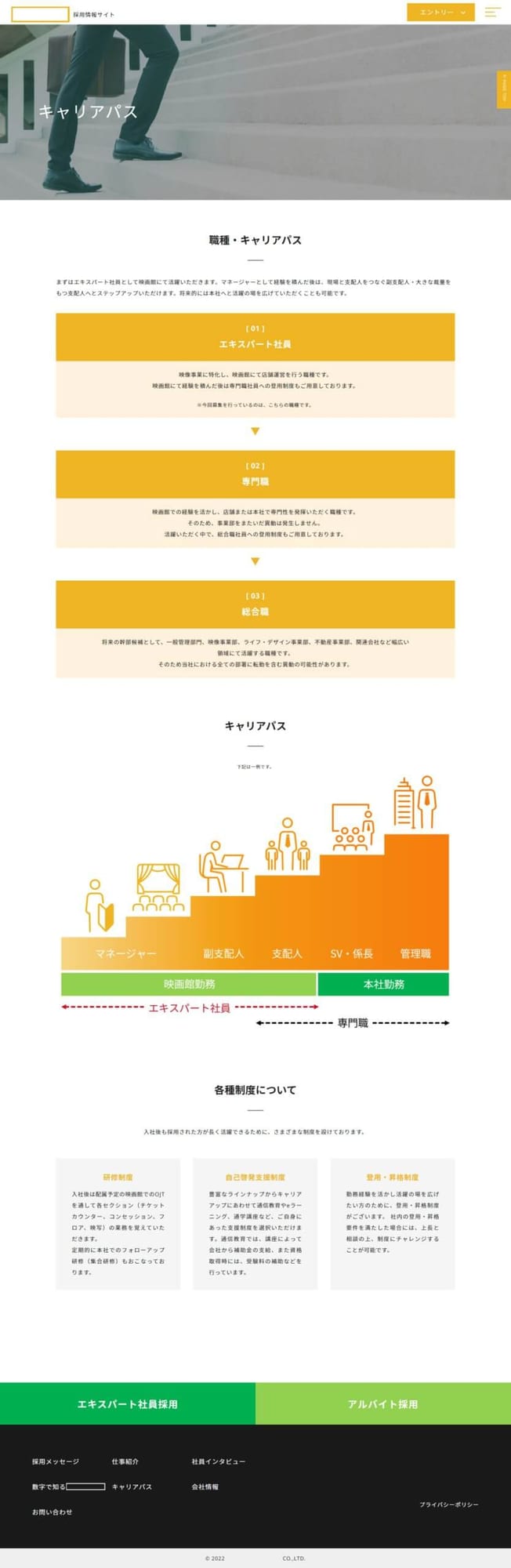 映画館運営会社様｜採用サイト