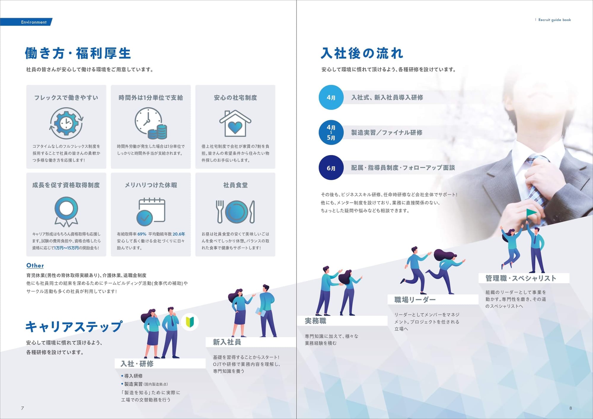 半導体製造会社様｜採用パンフレット