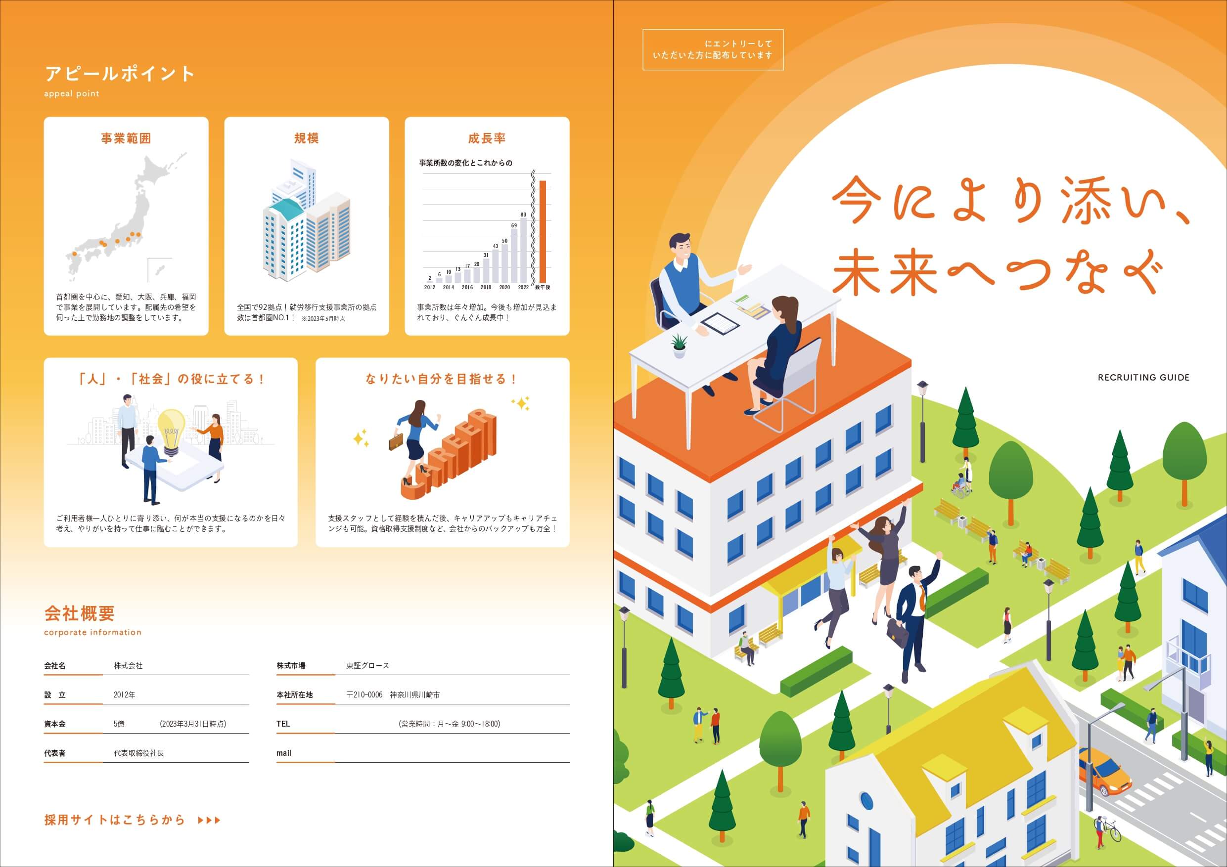 福祉サービス会社様｜採用パンフレット