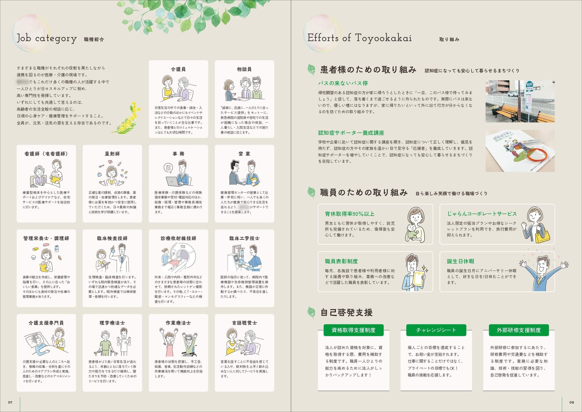 医療法人様｜採用パンフレット