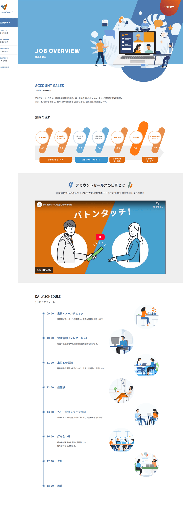 人材系｜新卒採用サイト