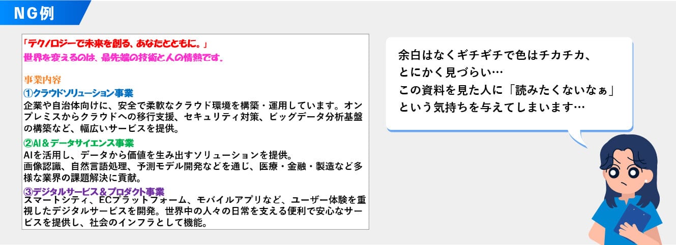 NG例のスライド