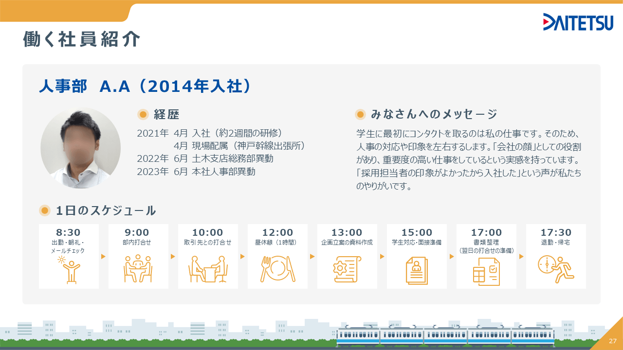 総合建設会社様|会社説明会パワーポイント