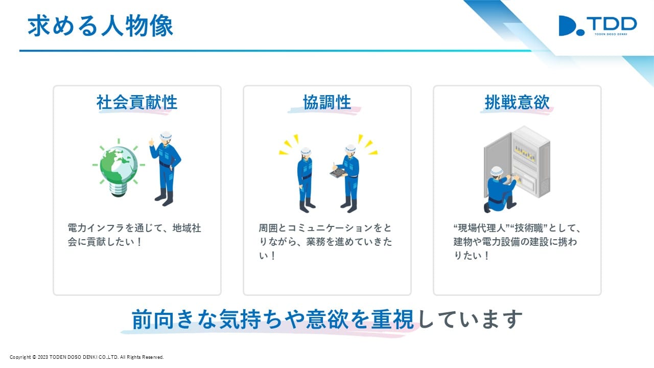 総合電気設備企業様|会社説明会パワーポイント