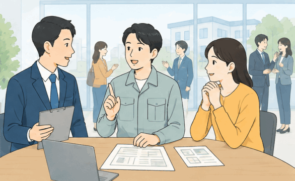 現場担当者と協力して取り組む採用活動の画像