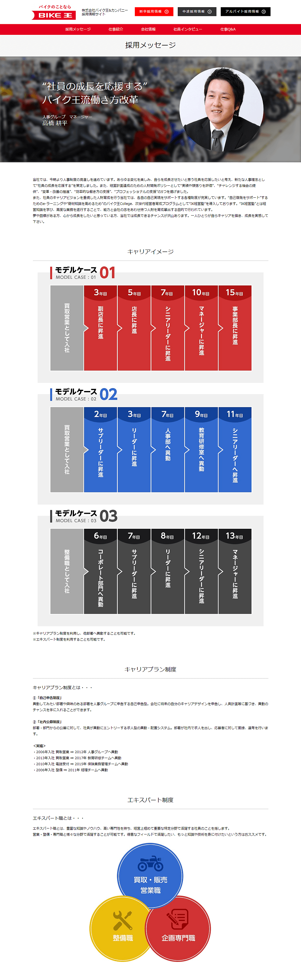 バイク王様 - 採用サイト